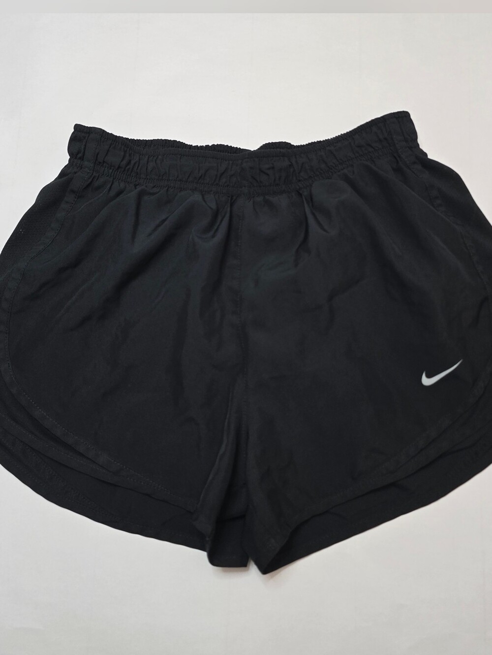 Nike Women's Black Athletic Shorts with Swoosh